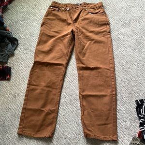 Brown baggy jeans